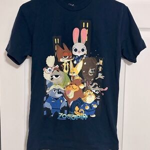 Disney Zootopia T-Shirt - Black